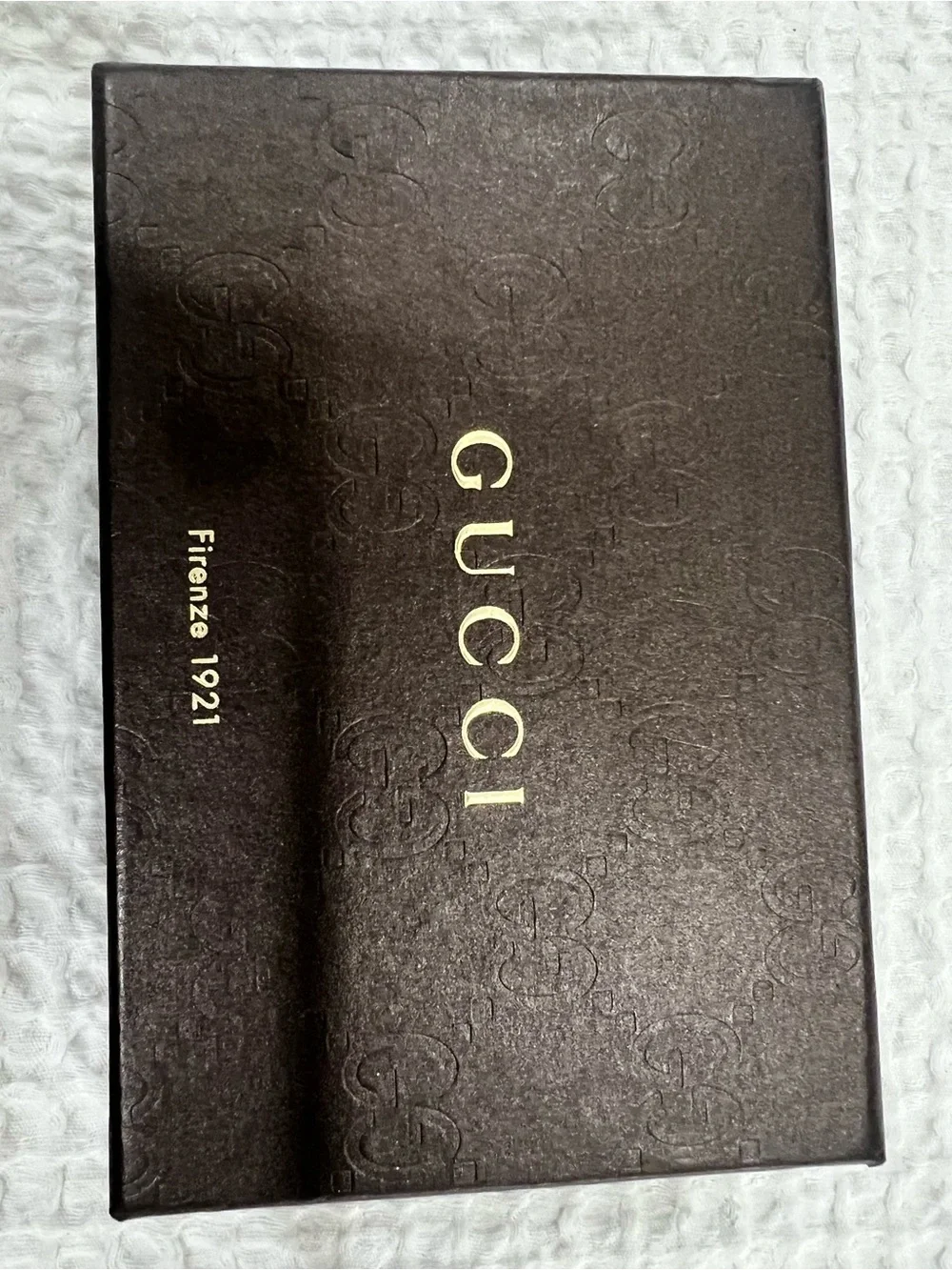 Gucci Red Flip-Flop Keychain with Gold Chain